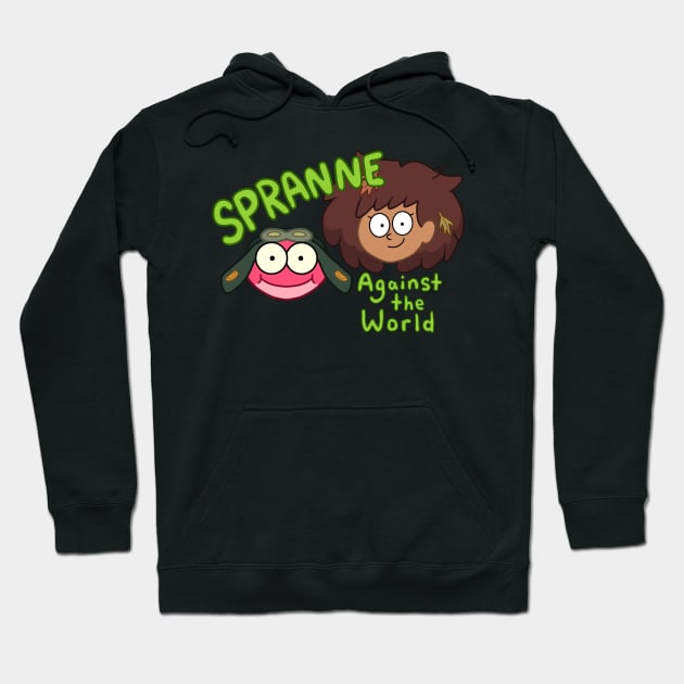 Spranne Against the World Hoodie by Kyonkichi.art